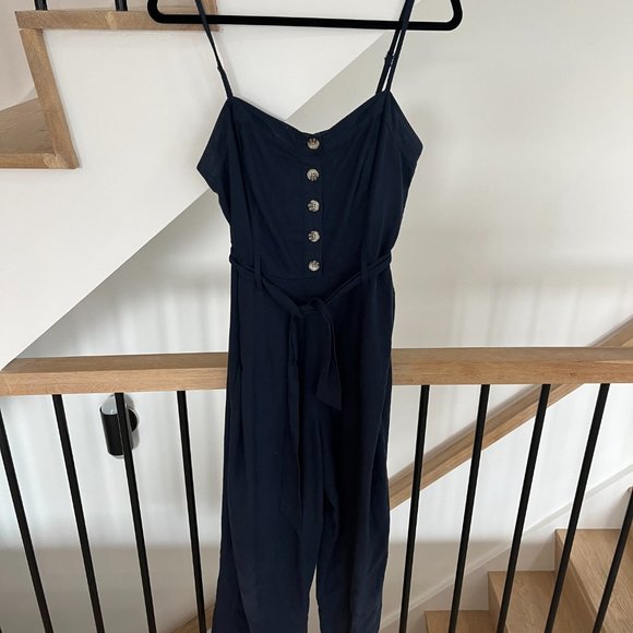 Rails Navy Harper Jumpsuit - Size Medium - Picture 4 of 6